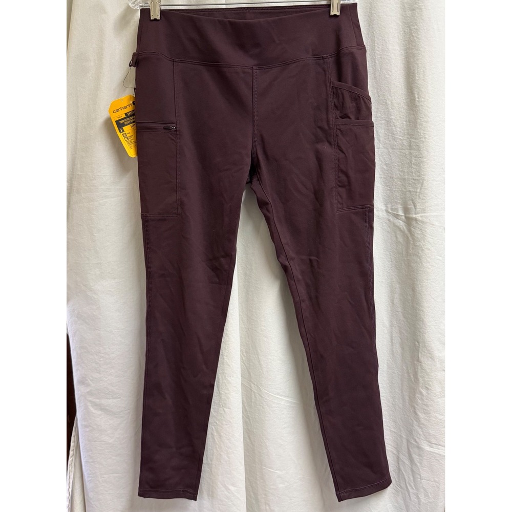 Carhartt Force Fitted High Rise Lightweight Utility Leggings Brown BN3609-W M